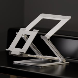 프레임바이 DW STAND PRO 실버 듀얼 노트북 태블릿 거치대