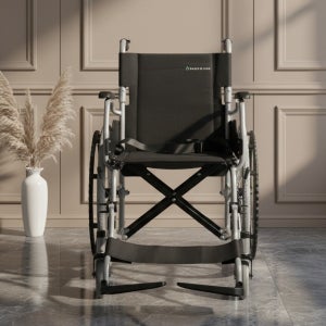 접이식 휠체어 경량 가벼운 알루미늄 가정용 수동 휴대용 여행용 병원 노인 어르신 i100