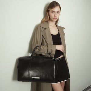 마르헨제이 리카르도백 비건레더 토트 숄더 크로스백 여행가방 실버 2컬러