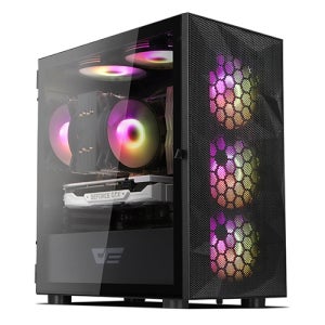 darkFlash DLM21 RGB MESH 강화유리 (블랙)