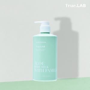 [빠른출고/여름 바디 로션]정직한실험실 알로에 바디 밀크 위드 패밀리 500ml