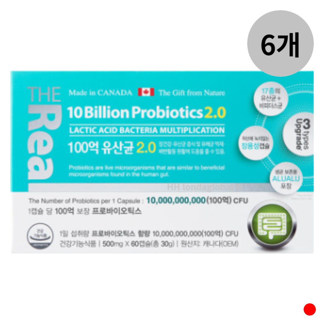 더리얼 100억 <b>유산균</b> <b>프로바이오틱스</b> 장건강 12개월분