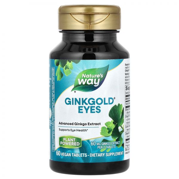 Nature’s Way Ginkgold 아이즈 베지 정제 60정
