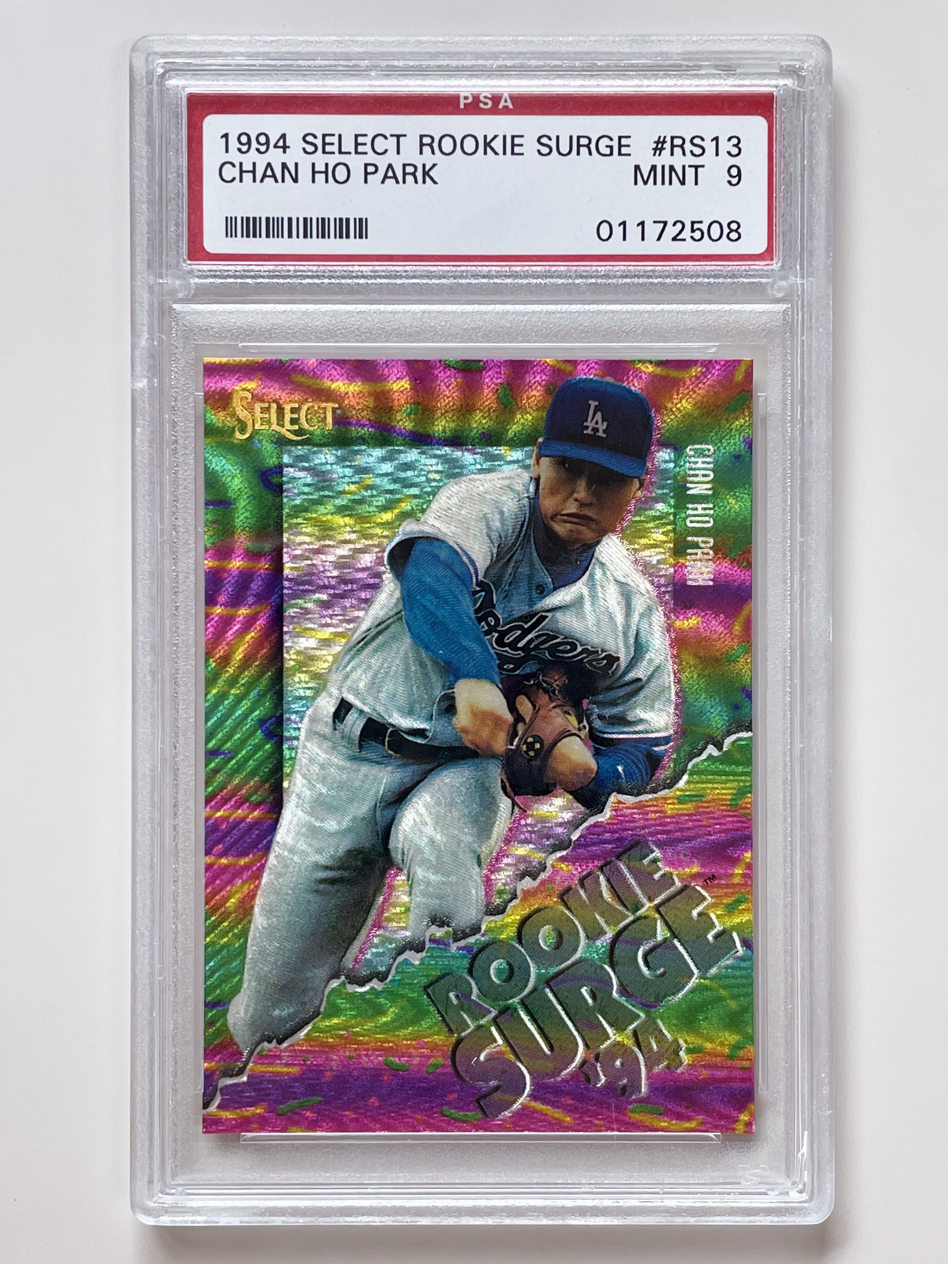 94 Select Rookie Surge RS13 RC 박찬호 PSA9