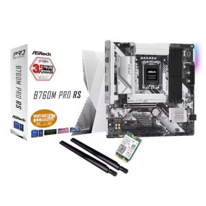 ASRock B760M Pro RS D5+WiFi6E 모듈 패키지 디앤디컴 인텔 B760 마이크로 ATX DDR5 메인보드