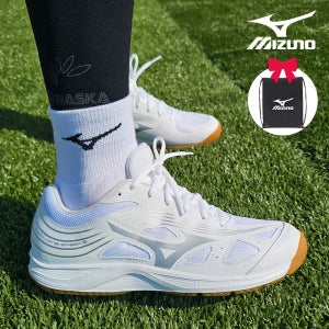 정식매장판 미즈노 배드민턴화 사이클론스피드 3 화이트실버 체대입시화 스쿼시화 인도어화