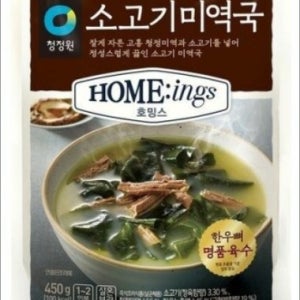 청정원 호밍스 소고기 미역국 450g