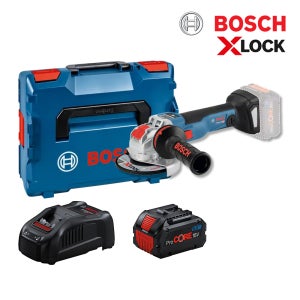 보쉬 충전그라인더 X-LOCK 125MM 18V GWX18V-10SC 8.0Ah 배터리1개