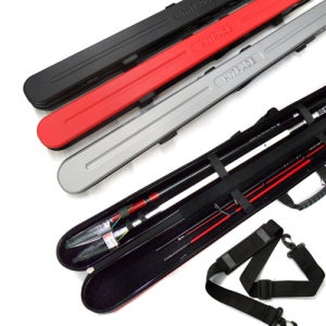 히트페이스 슬림 하드케이스 실버 150-길이별옵션 낚시대 로드 가방