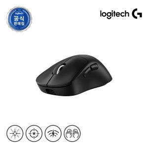 [지슈라2 기본형 게이밍 마우스] 로지텍코리아 공식 PRO X SUPERLIGHT2 지슈라2 블랙