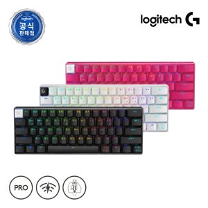 로지텍코리아 공식 PRO X 60 LIGHTSPEED 게이밍 키보드 블랙, 리니어