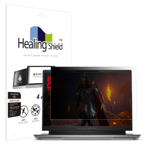 델 에일리언웨어 X16 R2 항균 보안필름 블루라이트차단 양면 정보보안기