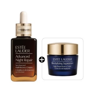 [1+1]에스티로더 갈색병 100ml 리페어 세럼+﻿수프림 나이트 파워 바운스 크림