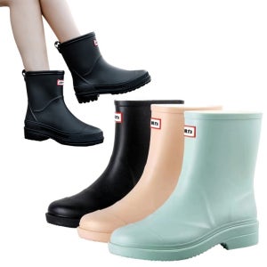 미들레인 여성미들 워커 장마철 패션장화 성인 파스텔부츠
