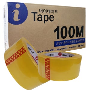 아이테이프 박스테이프 투명 OPP 택배 포장용 100m (40개)