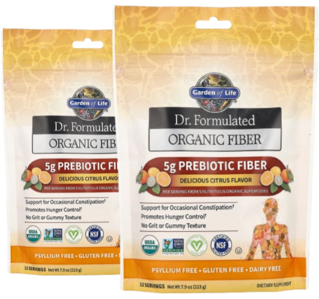 가든오브라이프 <b>닥터 포뮬레이티드</b> 오가닉 <b>파이버</b> <b>프리바이오틱</b> 시트러스맛 223g(2개)