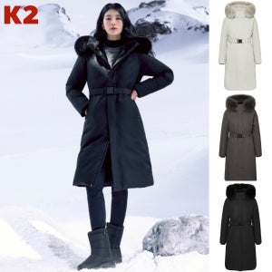 K2 G900 트리니티 고어 다운 수지 역시즌 롱패딩 여성 KWW25534 구스 야상 롱 코트 자켓