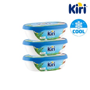 끼리 크림치즈 스프레드 플레인 / 베이글 식빵 식사대용 발라먹는치즈 200g, 3개