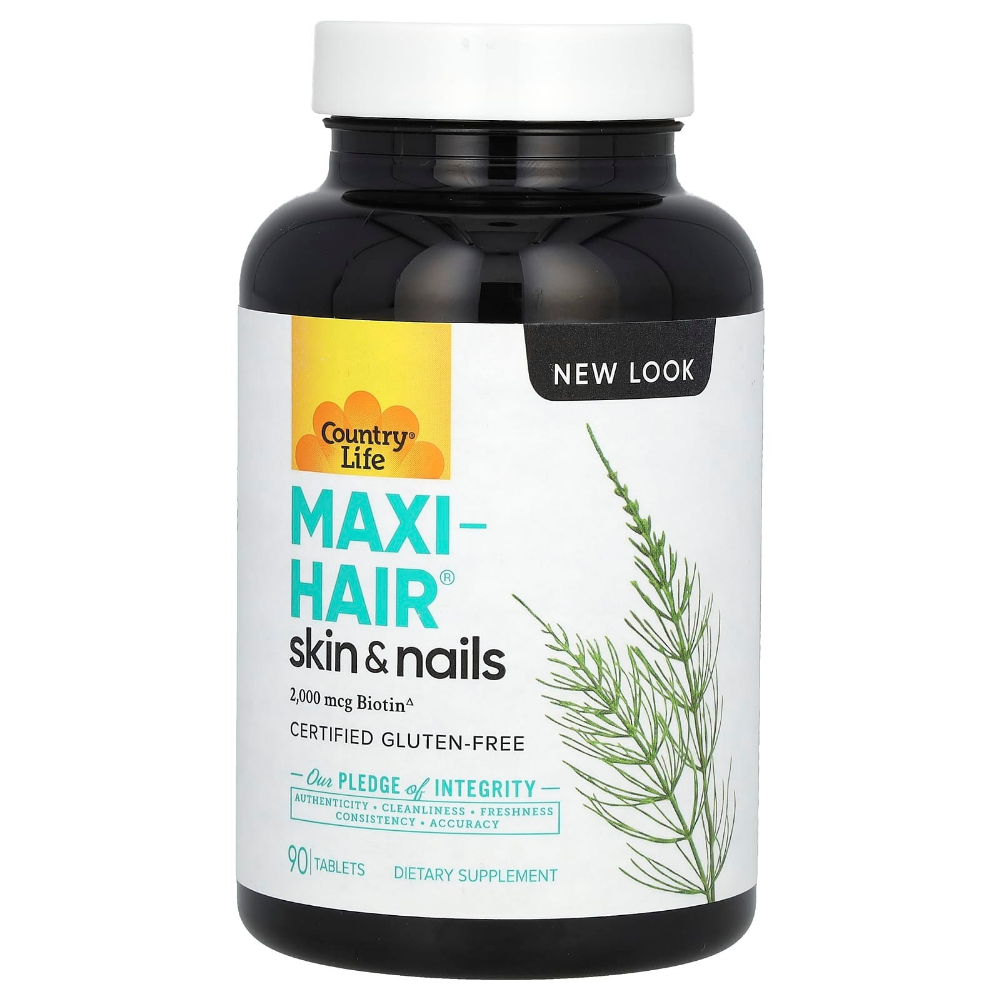 <b>컨트리라이프</b> 맥시헤어 90정 비오틴 2000mcg 셀레늄 <b>판토텐산</b>