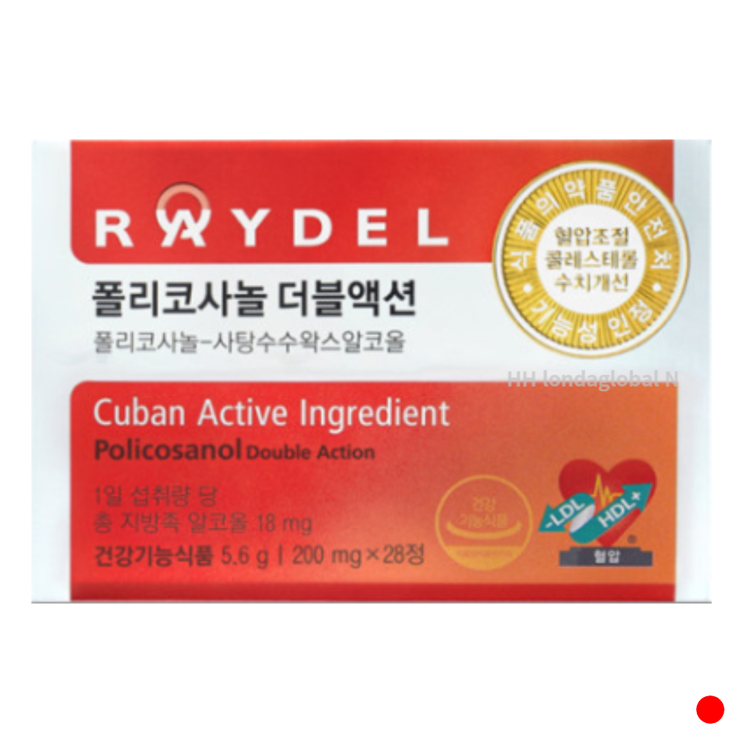 <b>레이델</b> 폴리코사놀 더블액션 콜레스테롤 혈압 28정