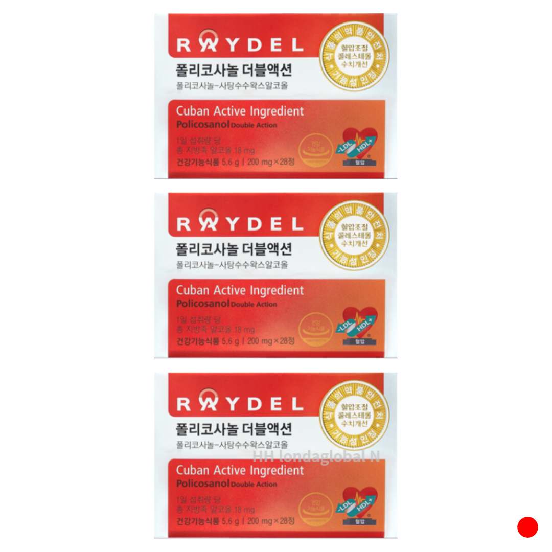 <b>레이델</b> 폴리코사놀 더블액션 콜레스테롤 혈압 28정 X3