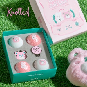 노티드 러블리 슈가베어 골프공 & 볼마커 세트