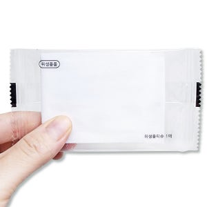 휴디 OPP 미니 투명 물티슈 업소용 일회용 식당용 카페용 물티슈 1박스 1000개