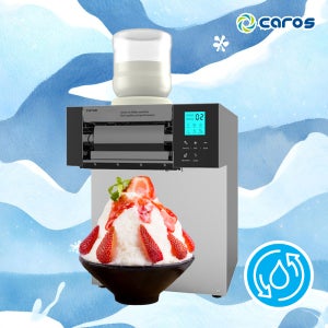 캐로스 부드러운 얼음 슬러시 타래빙수 눈꽃빙수 우유 액상재료가능 CIM-W30TC 수냉식