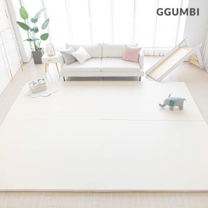 [꿈비] 항균코팅 더블원피스매트 거실 층간소음매트 252x252