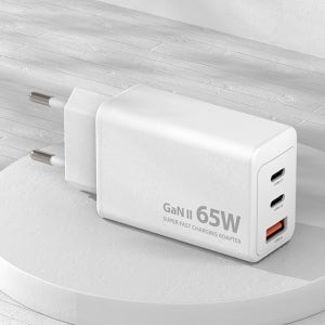 몬스터라이트 GaN2 PD 65W 초 고속 충전기 3포트 멀티 어댑터