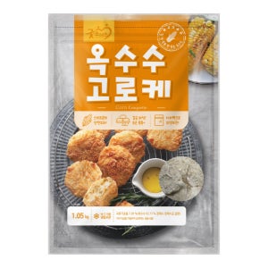 [box] 굿프랜즈 옥수수고로케 1050g x 10봉 대용량 업소용 pc방 식당용 분식