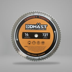 다스트 금속절단기날 355mm 금속날 원형톱날 72T DH-3555