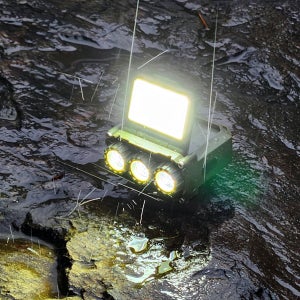 울트라코어 트리플 헤드랜턴 등산 낚시 안전모 해루질 산업용 헤드램프 LED 캡라이트