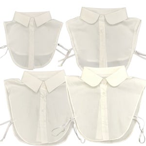 벨카마 클래식 쉬폰 페이크 패이크 목카라 셔츠 Y 와이 샤스