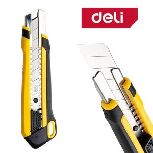 델리툴즈 대형 빅 오토락 커터칼 작업용 도배 장판 칼 25mm