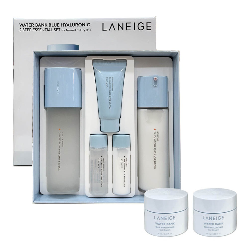 라네즈 워터뱅크 블루 히알루로닉 중건성용 기초 2종 세트 젤크림20ml 증정