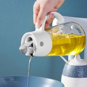 반자동 양념병 반자동 오픈 양념통 자동개폐 오일병 소스통