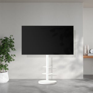 덴켄 CLE-1600B 이동식 티비거치대 165cm 이하 TV스탠드 비즈니스용