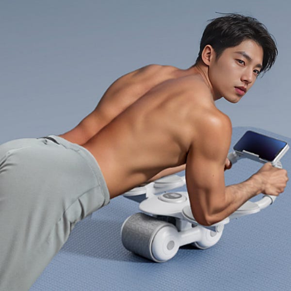 퍼펙트 ab 슬라이드 복근 롤러 뱃살 빼는 코어 운동기구 에이비 롤아웃 플랭크 슬라이더 기본형 화이트