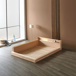 굿모닝침대 편백나무원목 밸런스 저상침대프레임 편백받침대포함 매트리스선택 S.SS.D.Q.K