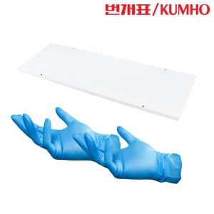 금호전기 LED 직하직부타입 20W 640x180 거실등 무타공설치 플리커프리 주광색