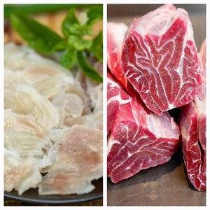건강식 보신세트 아롱사태 500g+ 알스지 500g 수육 전골 장조림 국거리 사태 스지찜