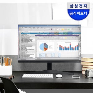 삼성 에센셜모니터 60.4cm(24인치) S3 F330 PC 컴퓨터 듀얼 모니터 시력보호