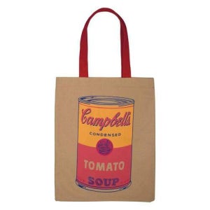 Galison 앤디워홀 Campbell’s Soup 토트백