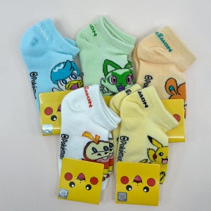 포켓몬 아동 발목양말 5종세트 시원한 유아 단목 덧신 키즈 단목 피카츄