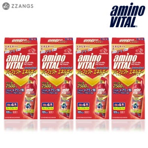 아미노바이탈 아미노샷 2500 4박스 런닝 자전거 수영 파워젤 45g 26년6월23일까지