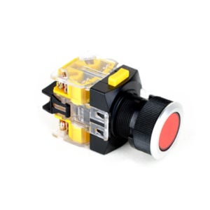 NF25-BM2A-11 적색, 녹색, 황색 LED 220V 조광 누름 버튼 자동 복귀형 스위치