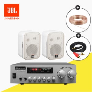 JBL 매장스피커 카페 매장용 업소용 벽걸이 스피커 앰프 C1PRO 2-1