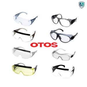 OTOS 보안경 무색 컬러 이마보호대 긁힘방지 자외선차단 안티포그 초경량 다리쿠션