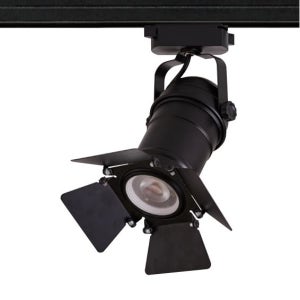 대동조명 COB-10W BLACK LED스포트 레일등 날개등 4방향 무대 스튜디오 소극장